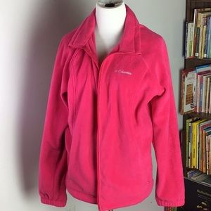 Columbia | Hot Pink Woman’s Fleece Jacket XL